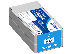 Cartucho de Tinta Epson Cian, Modelo: C33S020581.