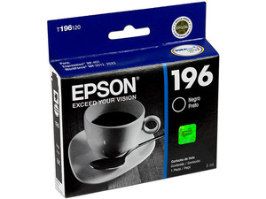 Cartucho de Tinta Epson 196 Negro, Modelo T196120-AL.