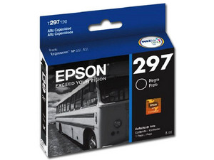 Cartucho de Tinta Alto Rendimiento Epson 297 Negro, Modelo: T297120.