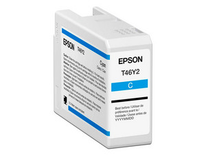Cartucho de Tinta Epson UltraChrome Pro10 T46Y, Cian, Modelo: T46Y200.
