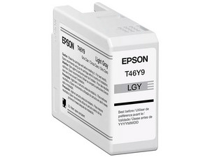 Cartucho de Tinta Epson UltraChrome Pro10 T46Y, Gris Claro, Modelo: T46Y900.