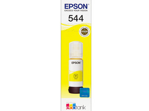 Botella de Tinta Epson T544, Amarillo, Modelo: T544420-AL.