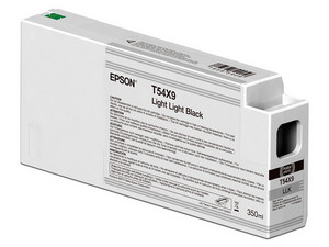 Tinta Epson UltraChrome HD de 350ml, Color Negro Claro.
