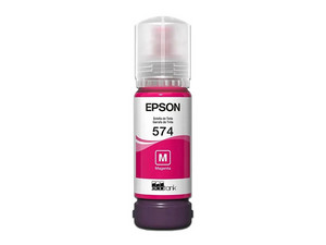 Botella de Tinta Epson T574, 70 ml, Color Magenta.