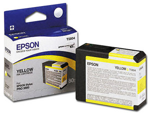 Cartucho de Tinta Epson Amarillo UltraChrome K3, Modelo: T580400