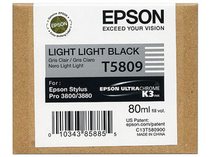 Cartucho de Tinta Epson Negro Claro Claro UltraChrome K3, Modelo: T580900