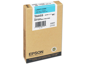 Cartucho Epson UltraChrome K3 Cian Claro, Modelo: T6035