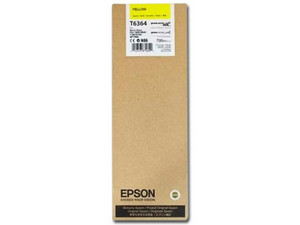 Cartucho Epson Amarillo UltraChrome HDR, Modelo: T6364.