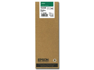 Cartucho Epson Verde UltraChrome HDR, Modelo: T636B
