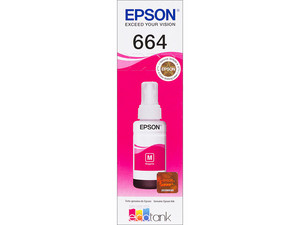 Botella de Tinta Magenta Epson T664, Modelo: T664320