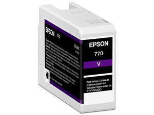 Cartucho de Tinta Epson UltraChrome T770, Violeta, Modelo: T770020.