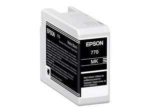 Cartucho de Tinta Epson UltraChrome T770, Negro, Modelo: T770120.