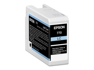 Cartucho de tinta Epson UltraChrome PRO10 T770, Color Cian Claro (T770520).