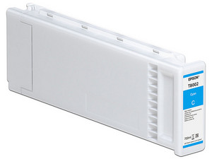 Cartucho Epson Cian UltraChrome Pro, Modelo: T800200, 700 ml.