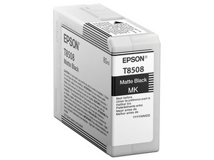 Cartucho de Tinta Epson SC-P800 Negro Mate de 80ml con tinta densa