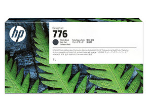 Cartucho de Tinta HP LF 776, 1L(1XB12A). Color Negro Mate.