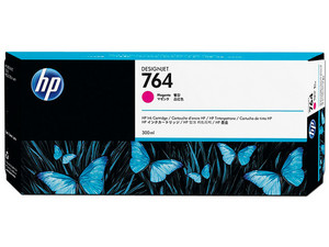 Cartucho de Tinta HP 764 Magenta, Modelo: C1Q14A, 300 ml.