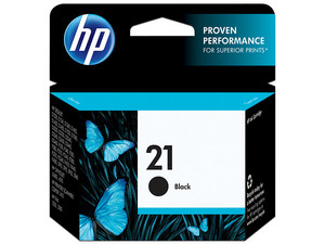 Cartucho de tinta HP 21 negra Original (C9351AL).