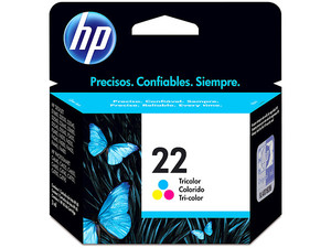 Cartucho de tinta HP 22 Tricolor Original (C9352AL).