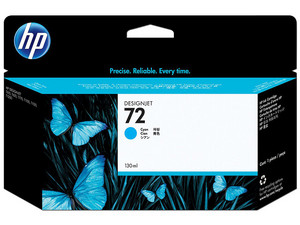 Cartucho de Tinta HP 72 Cian, 130ml, Modelo: C9371A.