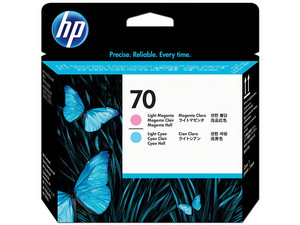 Cabezal de impresión HP DesignJet 70, Magenta claro y Cian claro, Modelo: C9405A.