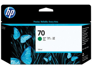 Cartucho de Tinta HP 70 Verde, Modelo: C9457A.