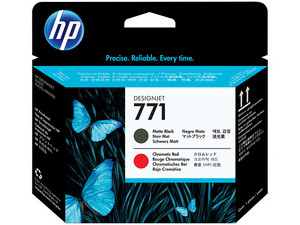 Cabezal de Impresión HP 771 Negro Mate - Rojo Cromático, Modelo: CE017A.