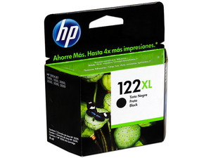 Cartucho de tinta HP 122XL negra Original (CH563HL).