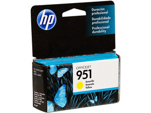 Cartucho de tinta HP 951 Amarillo Original (CN052AL).