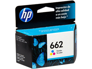 Cartucho de tinta HP 662 Tricolor Original (CZ104AL)