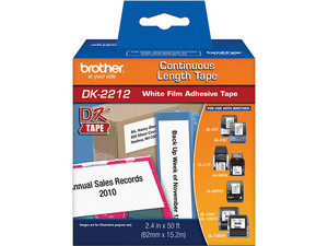 Rollo de cinta plástica Brother DK2212 para impresoras Brother QL.