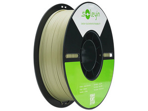 Rollo de Filamento Creality Soleyin Ultra de PLA de 1.75mm, 1Kg. Color Verde Pasto.