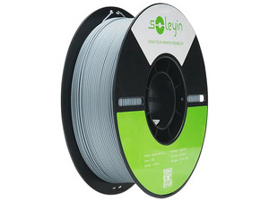 Rollo de Filamento Creality Soleyin Ultra PLA de 1.75mm, 1kg. Color Gris