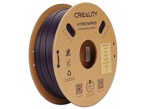 Rollo de Filamento Creality Hyper de PLA CF de 1.75mm, 1Kg. Color Purpura.