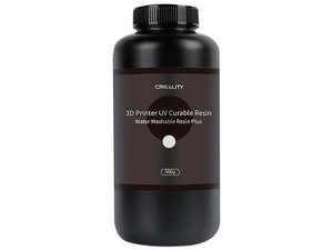 Resina para impresora 3D Creality Lavable Plus de 500g, Color Blanco.