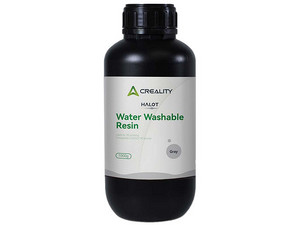 Resina Creality Halot Water Wash de 1Kg. Color Gris.