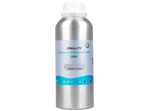 Resina para impresora 3D Creality Estándar Rígida de 1kg, Color Blanco.