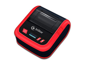 Impresora térmica de etiquetas 3nStar PPT305, Resolución de 203dpi, Bluetooth, USB. Color Negro/Rojo.