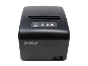 Impresora térmica de tickets 3nStar RPT006B de 72mm, USB, LAN, Bluetooth, Color Negro.