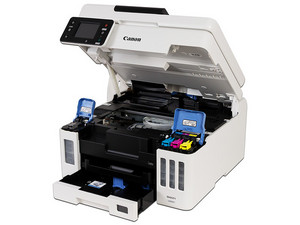 Impresora Multifuncional CANON Maxify GX6010, Tecnología Tinta Continua.  Impresora, Copiadora, Escáner. Pantalla Táctil en Color de 2.7 Pulgadas  4470C004AA