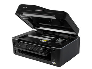 Multifuncional Epson Stylus Office TX600FW incluye Wi-Fi /g,  Impresora, Copiadora, Escáner y Fax. Resolución hasta 5760 x 1440 dpi.