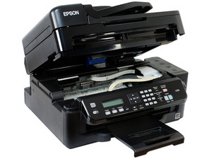 Multifuncional de Inyección Epson EcoTank L555, Impresora, Copiadora,  Escáner y Fax, sistema de tanque de tinta, Wi-Fi, USB.