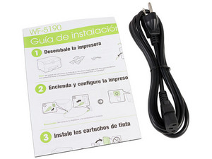 Impresora de Inyección a color Epson WorkForce Pro WF-5190DW, resolución  hasta 4,800 x 1,200 dpi, hasta 20 ppm.