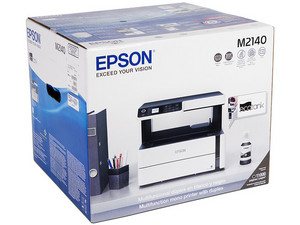 Multifuncional Epson EcoTank M2140, Impresora Monocromática, Copiadora y  Escáner, con Sistema de Tanques de Tinta, Dúplex, USB.