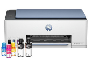 Multifuncional HP a Color de inyección de tinta Smart Tank 525, Impresora, Copiadora y Escáner, Resolución de Impresión de hasta 1200 x 1200 en Blanco y Negro, Velocidad de impresión de hasta 12 ppm en Blanco y Negro, USB.