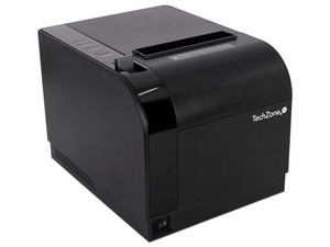 Impresora Térmica para Punto de Venta TechZone TZBE301 de 80mm, Ethernet, USB. Color Negro.