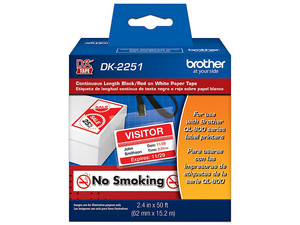 Rollo de etiquetas Brother, Modelo: DK2251