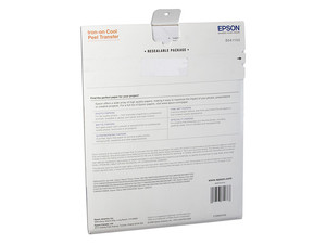 Papel Epson Iron Transfer, Carta, 10 Hojas