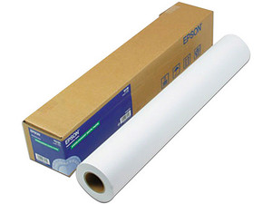 Rollo de Papel Epson Doubleweight Matte Paper, 24" de ancho x 27.9 m de largo.