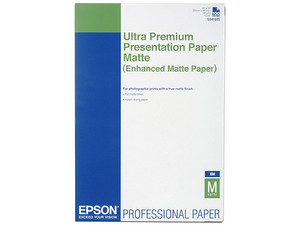 Papel Epson de Presentación, Mate, Ultra Premium, 13" x 19", 100 hojas.